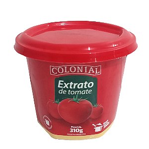 Extrato De Tomate Colonial Pote - Embalagem 24X310 GR - Preço Unitário R$4,24