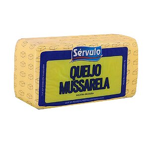Queijo Mussarela Servulo - R$28,54 o KG - Embalagem 1X4 KG