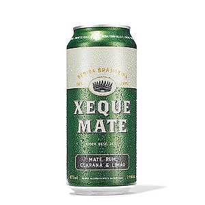 Bebida Mista Xeque Mate - Rum Guarana e Limao Lata - Embalagem 12X473 ML - Preço Unitário R$7,52