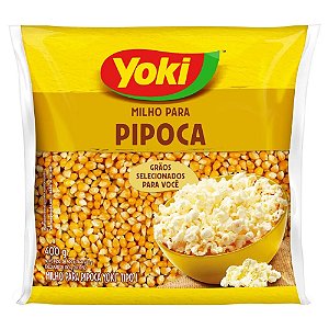 Milho De Pipoca Yoki Sache - Embalagem 28X400 GR - Preço Unitário R$4,17