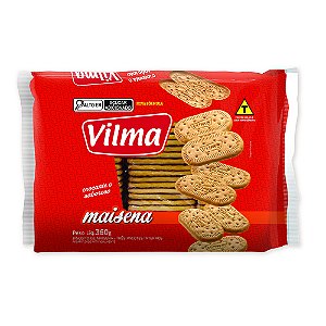 Biscoito Vilma Maisena - Embalagem 20X360 GR - Preço Unitário R$4,52