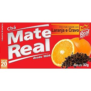 Cha Mate Real Laranja E Cravo - Embalagem 5X32 GR - Preço Unitário R$4,23