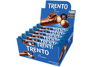 Chocolate Trento Peccin Creme - Embalagem 16X32 GR - Preço Unitário R$1,96