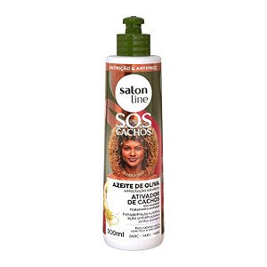 Ativador De Cachos Salon Line S.O.S Cachos Azeite De Oliva 300Ml - Embalagem 1X300 ML