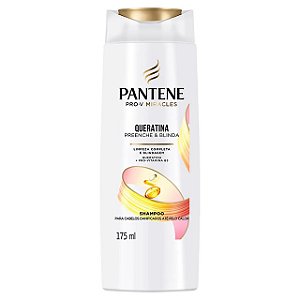 Shampoo Pantene Pro-V Queratina 175Ml - Embalagem 1X175 ML