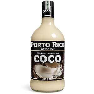 Coquetel Porto Rico Coco 940Ml - Embalagem 6X 940 ML - Preço Unitário R$11,49