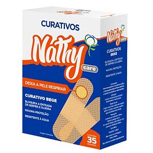 Curativo Nathy Transparente Com 35 Unidades - Embalagem 1X35 UN