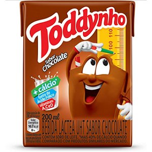 Bebida Lactea Toddynho Chocolate Uht Tetrapack 200Ml - Embalagem 27X200 ML - Preço Unitário R$2,46