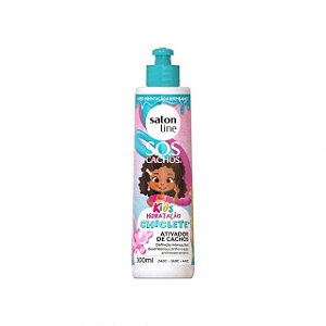 Ativador De Cachos Infantil Salon Line Kids S.O.S Cachos Hidratacao Chiclete 300Ml - Embalagem 1X300 ML