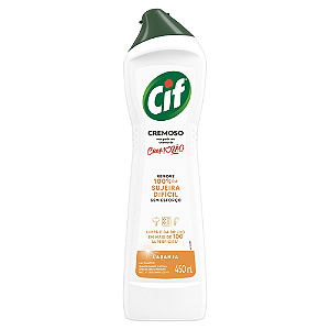 Limpador Cremoso Multiuso Cif Laranja 450Ml - Embalagem 1X450 ML