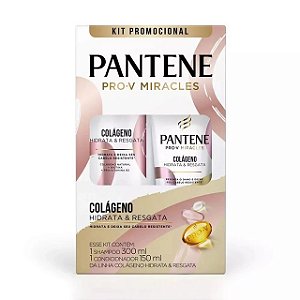 Kit Pantene Pro-V Shampoo 300Ml + Condicionador 150Ml Colageno - Embalagem 1X2 UN