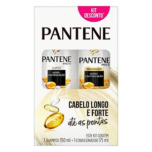 Kit Pantene Pro-V Shampoo 350Ml + Condicionador 175Ml Hidro Cauterizacao - Embalagem 1X2 UN