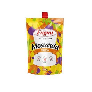 Mostarda Fugini Tradicional Sache Com Bico 180Gr - Embalagem 1X180 GR
