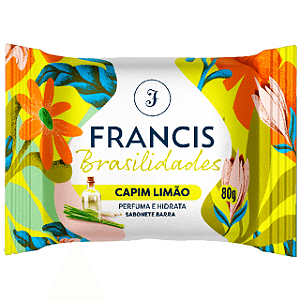 Sabonete Francis Brasilidades Capim Limao 80Gr - Embalagem 12X80 GR - Preço Unitário R$2,34
