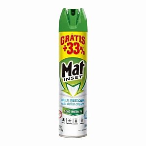 Inseticida Aerossol Mat Inset Mult Sem Cheiro Promocional 360Ml - Embalagem 12X360 ML - Preço Unitário R$12,03