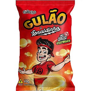 Salgadinho Laminado Gulao Queijo Cosmico Enaldinho 45Gr - Embalagem 24X45 GR - Preço Unitário R$1,77