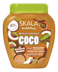 Creme De Cabelo Hidratante Skala Frutastica Coco 1Kg - Embalagem 6X1 KG - Preço Unitário R$9,51