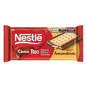 Chocolate Tablete Nestle Trio Amendoim 90Gr - Embalagem 12X90 GR - Preço Unitário R$8,47
