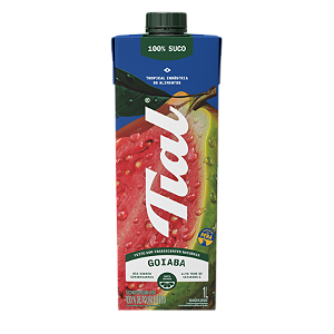 Suco Tial Misto Goiaba E Pera 100% Suco Sem Adicao De Acucar 1 Litro - Embalagem 12X1 LT - Preço Unitário R$9,46