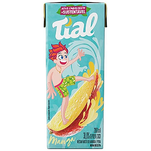 Suco Tial Kids Nectar Misto Manga E Pera 200Ml - Embalagem 24X200 ML - Preço Unitário R$1,72