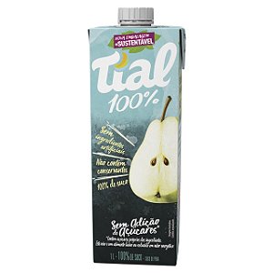 Suco Tial Pera 100% Suco Sem Adicao De Acucar 1 Litro - Embalagem 12X1 LT - Preço Unitário R$9,46