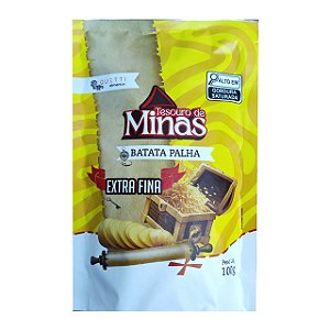Batata Palha Tesouro De Minas Extra Fina 100Gr - Embalagem 12X100 GR - Preço Unitário R$4,88