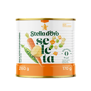 Seleta De Legumes Stella Doro Lata 170Gr - Embalagem 24X170 GR - Preço Unitário R$3,41