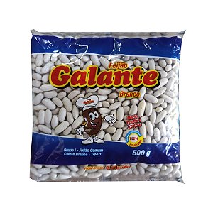 Feijao Branco Galante 500Gr - Embalagem 20X500 GR - Preço Unitário R$8,28
