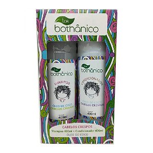 Kit Tok Bothanico Shampoo 400Ml + Condicionador 400Ml Oleo De Coco - Embalagem 1X2 UN