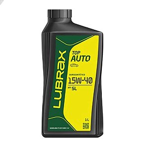 Oleo Lubrificante Lubrax Top Auto 15W40 Sl - 1 Litro - Embalagem 1X1 LT