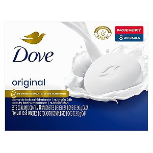 Sabonete Dove Hidratante Original Promocional 90Gr - Embalagem 8X90 GR - Preço Unitário R$4,13