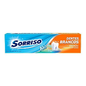 Creme Dental Sorriso Dentes Brancos 50Gr - Embalagem 12X50 GR - Preço Unitário R$2,55