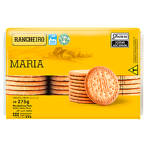 Biscoito Rancheiro Maria 275Gr - Embalagem 20X275 GR - Preço Unitário R$4,70