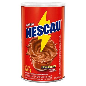 Achocolatado Em Po Nescau Cilindrico 350Gr - Embalagem 6X350 GR - Preço Unitário R$12,96