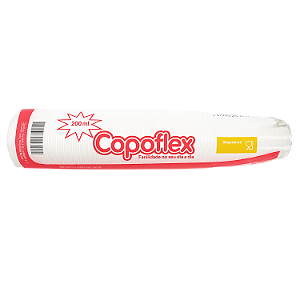 Copo Descartavel Copoflex Branco 200Ml Ps - Embalagem 25X100 UN - Preço Unitário R$3,34
