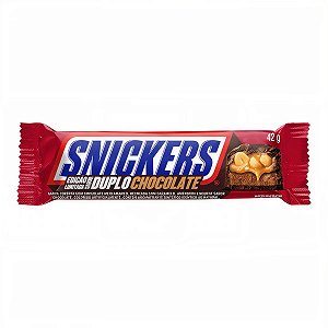Chocolate Snickers Duplo Chocolate 42Gr - Embalagem 20X42 GR - Preço Unitário R$3,84