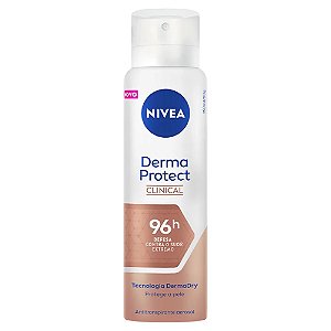 Desodorante Aerossol Nivea Feminino Derma Protect Clinical 150Ml - Embalagem 1X150 ML