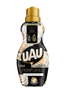 Amaciante De Roupas Concentrado Uau Perfumes Cha Branco 450Ml - Embalagem 12X450 ML - Preço Unitário R$8,51