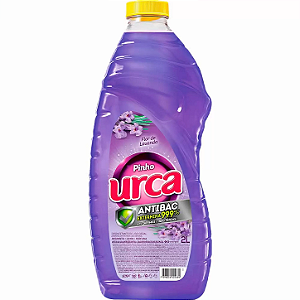 Desinfetante Urca Flor De Lavanda 2 Litros - Embalagem 6X2 LT - Preço Unitário R$4,82