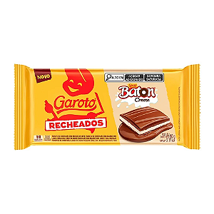 Chocolate Tablete Garoto Baton Creme 90Gr - Embalagem 14X90 GR - Preço Unitário R$6,26