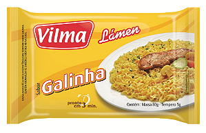 Macarrao Instantaneo Vilma Galinha 85Gr - Embalagem 50X85 GR - Preço Unitário R$1,46