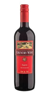 Vinho Country Wine Tinto Suave 750Ml - Embalagem 6X750 ML - Preço Unitário R$14,06