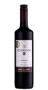 Vinho Marcus James Merlot Tinto Demi Seco 750Ml - Embalagem 6X750 ML - Preço Unitário R$22,67