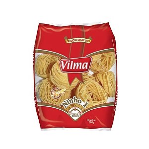 Macarrao Ninho Ovos Vilma Numero 1 - 500Gr - Embalagem 20X500 GR - Preço Unitário R$6,72