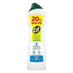 Limpador Cremoso Multiuso Cif Original Leve 450Ml Pague 360Ml - Embalagem 12X450 ML - Preço Unitário R$14,61
