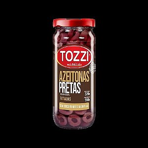 Azeitona Preta Tozzi Fatiada Vidro 160Gr - Embalagem 12X160 GR - Preço Unitário R$12,41