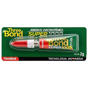 Cola Instantanea Three Bonder 2Gr - Embalagem 12X2 GR - Preço Unitário R$1,04