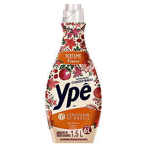 Amaciante Roupa Concentrado Ype Loccitane Ninfa 1,5 Litros - Embalagem 9X1,5 LT - Preço Unitário R$21,01