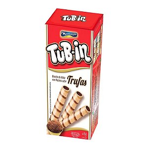 Biscoito Wafer Tub-In Trufas 48Gr - Embalagem 24X48 GR - Preço Unitário R$2,23