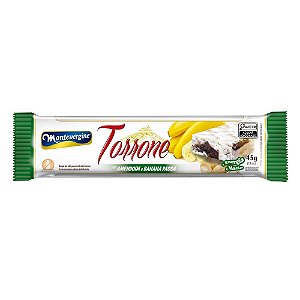 Torrone Montevérgine  Amendoim E Banana Passa 45Gr - Embalagem 12X45 GR - Preço Unitário R$2,50